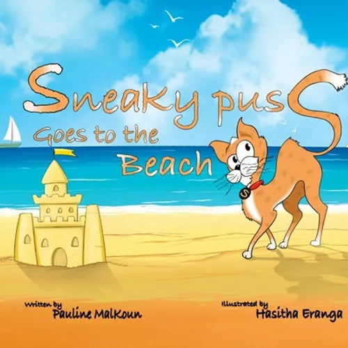 Sneaky Puss Goes to the Beach