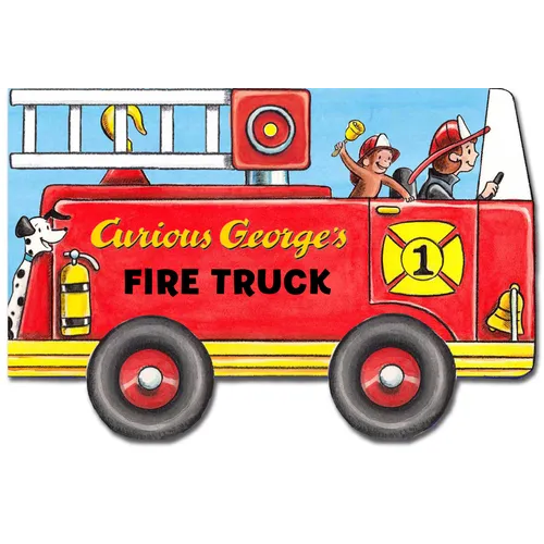 Curious George's Fire Truck (Mini Movers Shaped S)