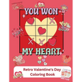 Retro Valentine's Day Coloring Book