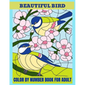 Birds Color By Number: Easy Coloring Pages(Activity Books for Adult)