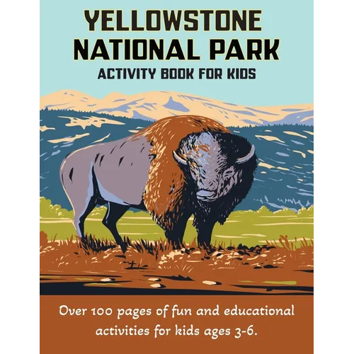 Yellowstone National Park Activity Book for Kids 3-6