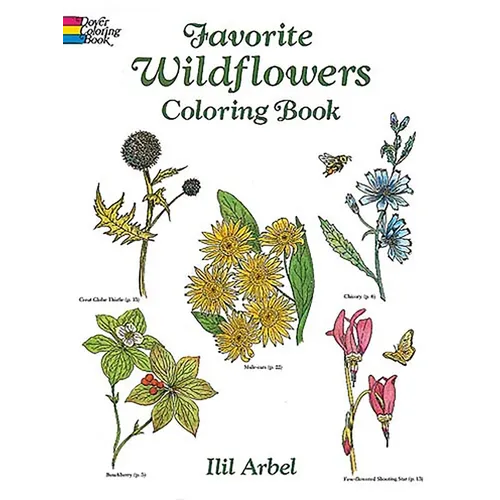 Favorite Wildflowers Coloring Book