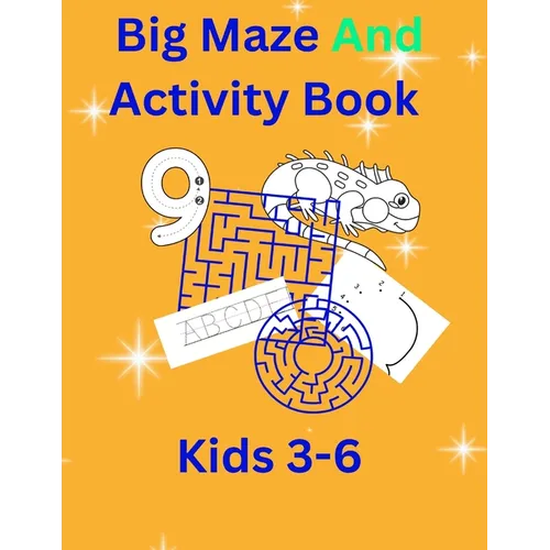 Big Maze And Activity Book Kids 3-6