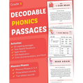 Decodable Phonics Passages Grade 2: Strengthen Reading and Comprehension Skills for Kids, Fun and Engaging Decodable Texts and More with Phonics and S