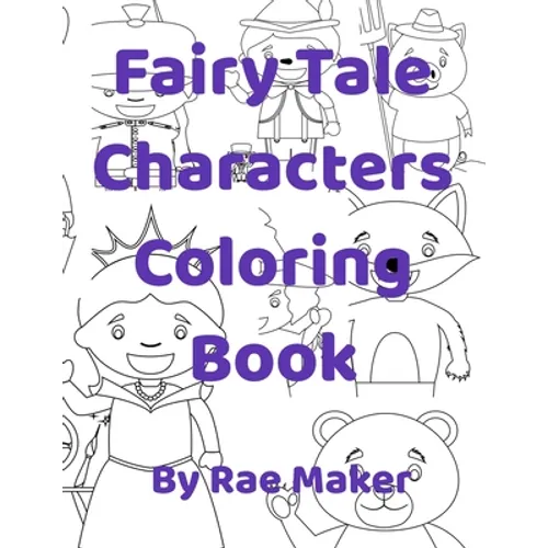 Fairy Tale Characters Coloring Book