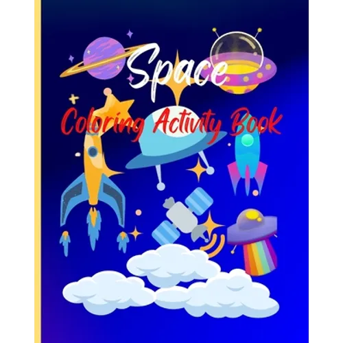 Space Coloring Activity Book