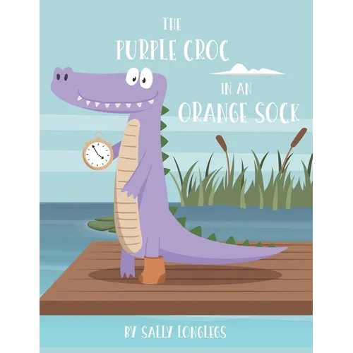 The Purple Croc In An Orange Sock