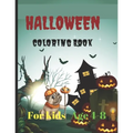 Halloween coloring book for kids: Age 4-8