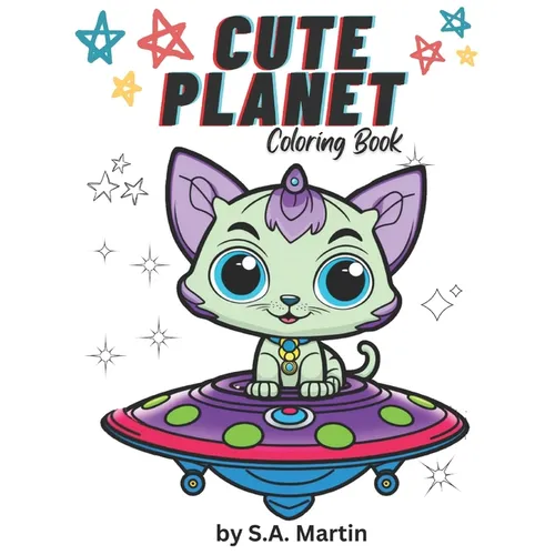 Cute Planet Coloring Book: Animals on the Move