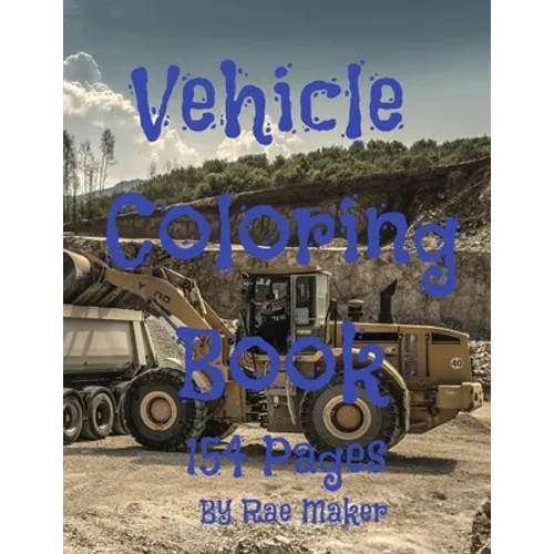 Vehicle Coloring Book