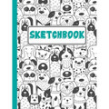 Sketchbook: Puppies Everywhere Sketchbook For Kids