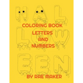 Halloween Coloring Book Letters and Numbers