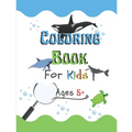 Coloring Book for Kids Ages 5+: Learn the marine wildlife and paint the drawing, for kids.