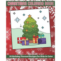 Christmas Coloring Book: 20 Holiday Themed Designs for Kids to Color