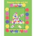 Dinosaur Color and Dot Coloring Book