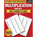 Multiplication Made Easy: Fast Learning Memory Booster Workbook One Sheet A Day Practice Worksheets